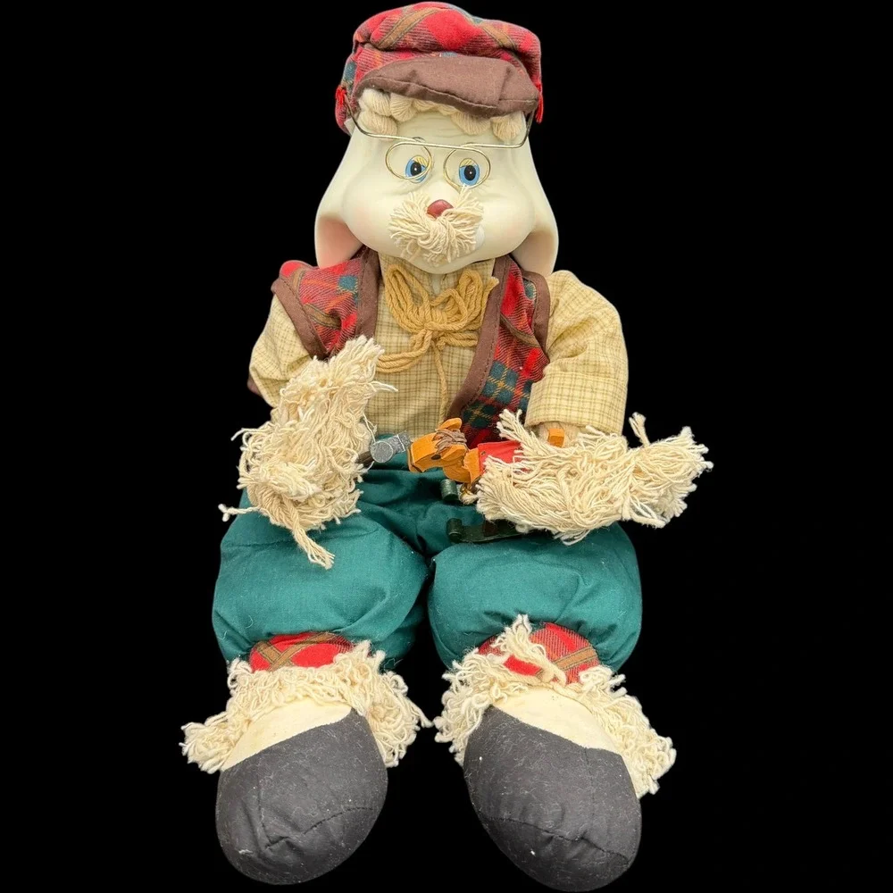 House of Lloyd Christmas Around the World Grandpa Lloyd Bunny Rabbit Doll 54237